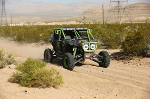 MB Motorsports / Monster Energy / Can-Am Maverick 1000R X rs DPS pilot Marc Burnett took second overall in the 1900P class this weekend at the Best In The Desert Mint 400 race in Nevada. 