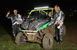 Brothers Marcus and Mouse Pratt of Team Jack’s Excavating / Can-Am won the UTV Open class in their Maverick at the Heartland Challenge in Iowa. 