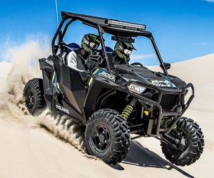 The GBC Motorsports Dirt Commander is the stock tire on the 2015 Polaris RZR S 900.