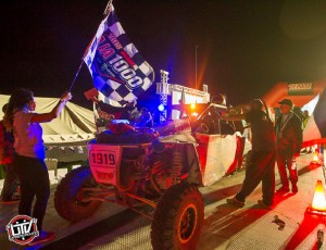 John Angal's No. 1919 UTV Inc. / LSR car sat on the Baja 1000 podium after winning Class 19 (Pro SxS) at the 2014 SCORE International event in Mexico. Photo by Knakal/Araiza/Krywult (UTVUnderground.com - Mad Media)