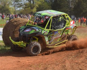 Reigning UTV XC1 Pro class champion Kyle Chaney drove his No. 1 Chaney Racing / TurnKey Racing / Can-Am Maverick 1000R to victory in South Carolina. 