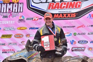 One of the most consistent riders in GNCC racing, Can-Am X-Team member Bryan Buckhannon successfully defended his 4x4 Pro ATV class championship by winning round 13 and finishing third on the overall morning podium in Indiana. Buckhannon had three wins and reached the class podium at every event this year.