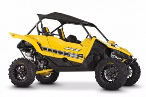 The new STORM Series Tornado wheel from ITP is built to last and help side-by-side vehicles, like the Yamaha YXZ (shown), stand out from the crowd. 