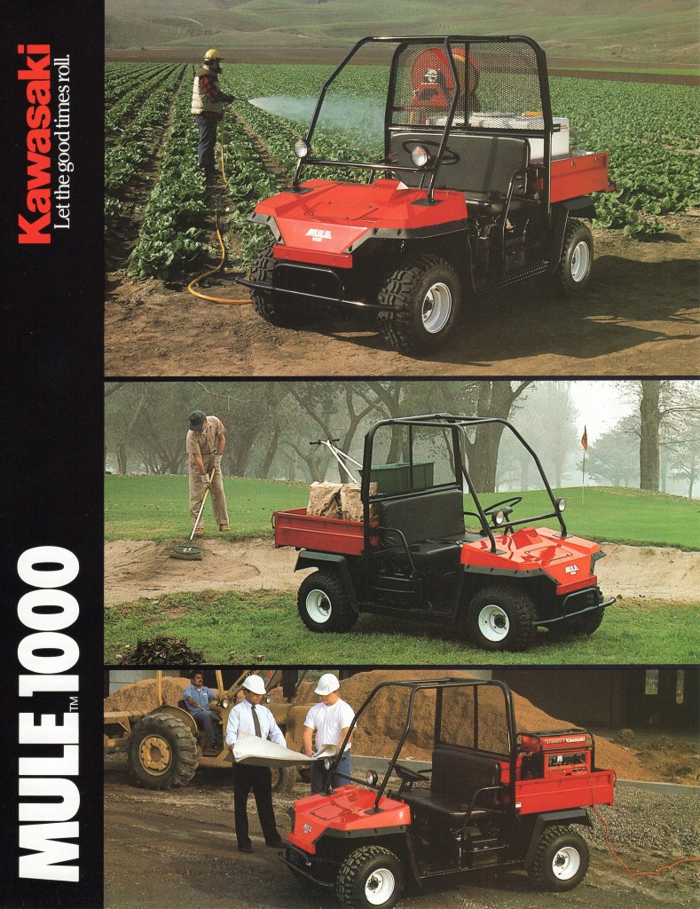 1988 MULE™ 1000 Brochure Cover