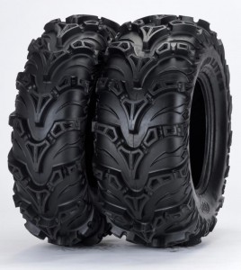 The v-shaped center lugs include integrated dimples for increased traction and versatility in both muddy and hard pack trails.