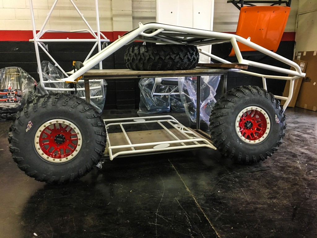 Desertworks is building a new Can-Am X3 featuring the 32" GBC Motorsports Grim Reaper.