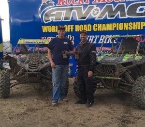 Nic Granlund (left) and Larry Heidler (right) finished 2-3 in the SXS Pro class.